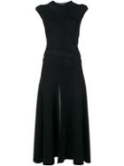 Esteban Cortazar Cut-out Back Midi Dress
