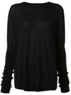 Sally Lapointe Long-sleeved Top, Women's, Size: Xs/s, Black, Cashmere