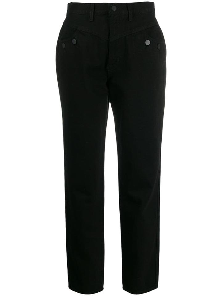 J Brand Front Yoke Jeans - Black