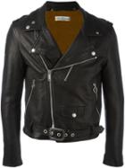 Golden Goose Deluxe Brand 'golden' Biker Jacket, Men's, Size: Large, Black, Leather/polyester/viscose/wool