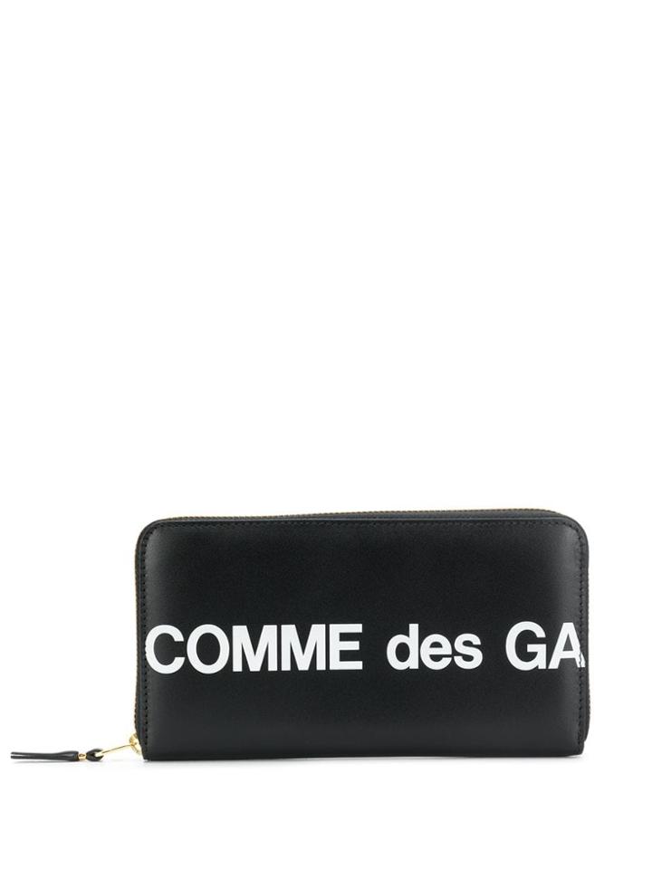 Comme Des Garçons Wallet Rectangular Zip-around Wallet - Black