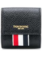 Thom Browne Clasped Leather Small Coin Case - Black