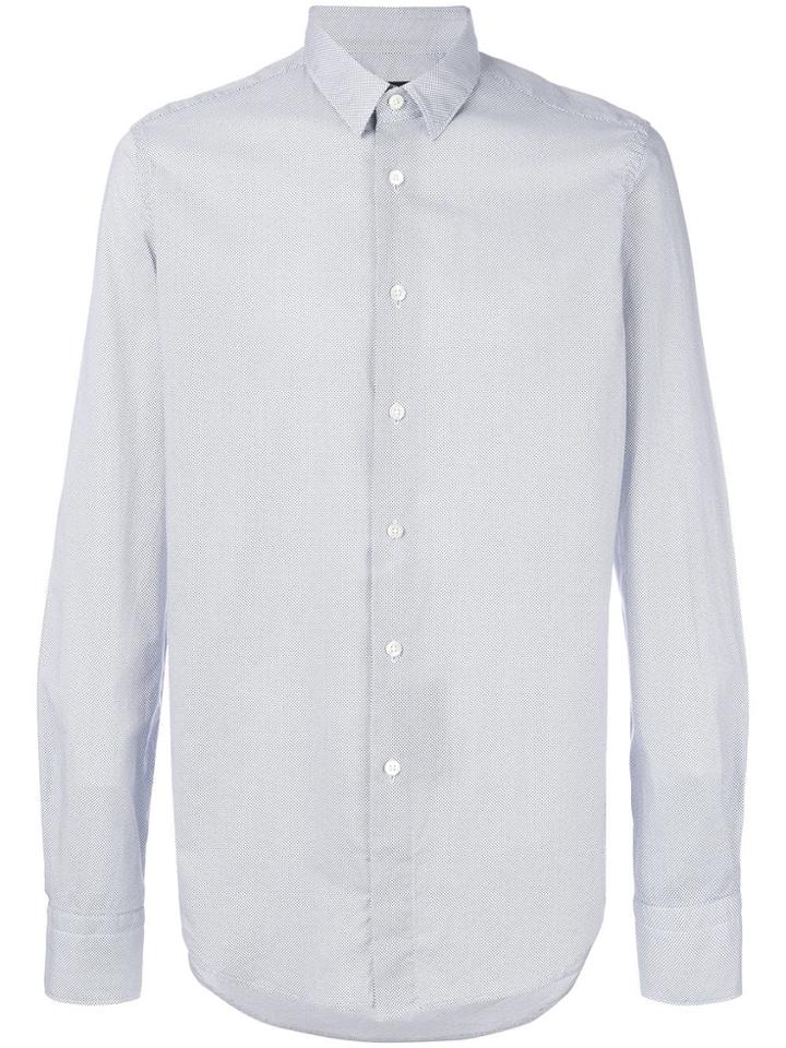 Dell'oglio Micro Dot Print Shirt - White