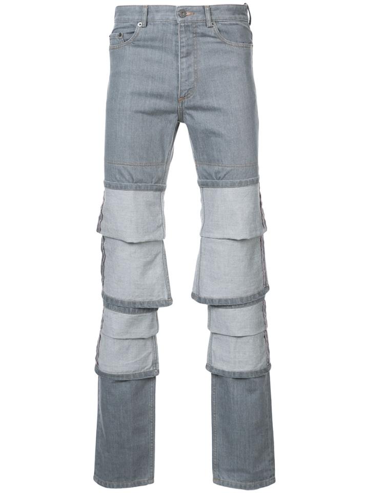 Y / Project Multi-cuff Jeans - Blue