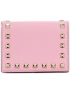 Valentino Flap French Wallet - Pink & Purple