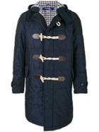 Junya Watanabe Comme Des Garçons Man Hooded Duffle Coat - Blue