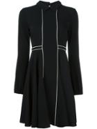 Giamba Flared Dress, Women's, Size: 40, Black, Viscose/spandex/elastane/polyester/polyurethane