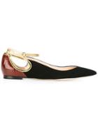 Nina Ricci 'mod Salomone' Ballerinas - Black