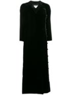 Valentino Pre-owned Side Fastening Long Dress - Black
