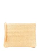 Golden Goose Deluxe Brand Raffia Clutch Bag - Neutrals