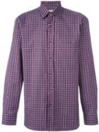 Brioni Plaid Shirt, Men's, Size: Xl, Red, Cotton