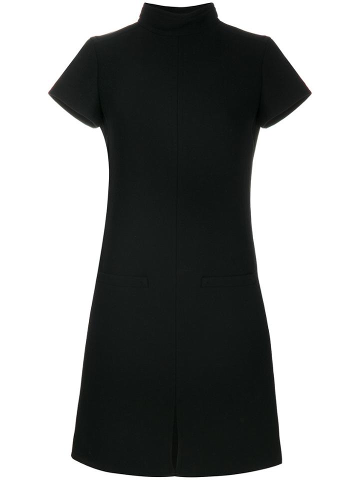 Courrèges High Neck Dress - Black