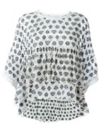Chloé Mini Playing Card Jacquard Blouse
