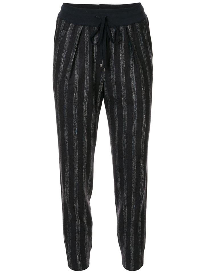 Lorena Antoniazzi Striped Track Pants - Blue