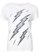 Re/done Thunder Bolt Slim T-shirt - White
