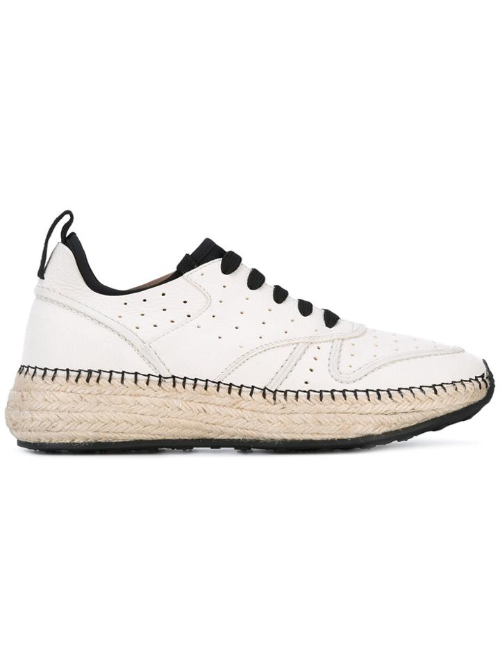 Tod's 'running Raffia' Trainers - White