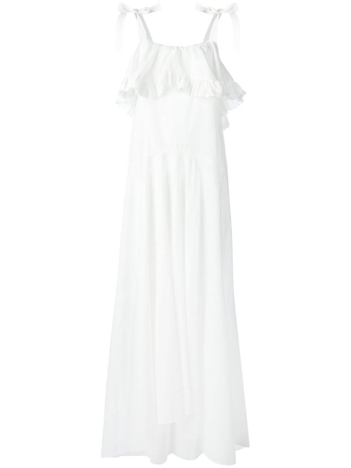Philosophy Di Lorenzo Serafini Shift Dress, Women's, Size: 38, White, Cotton