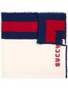 Gucci Frayed Scarf - Multicolour