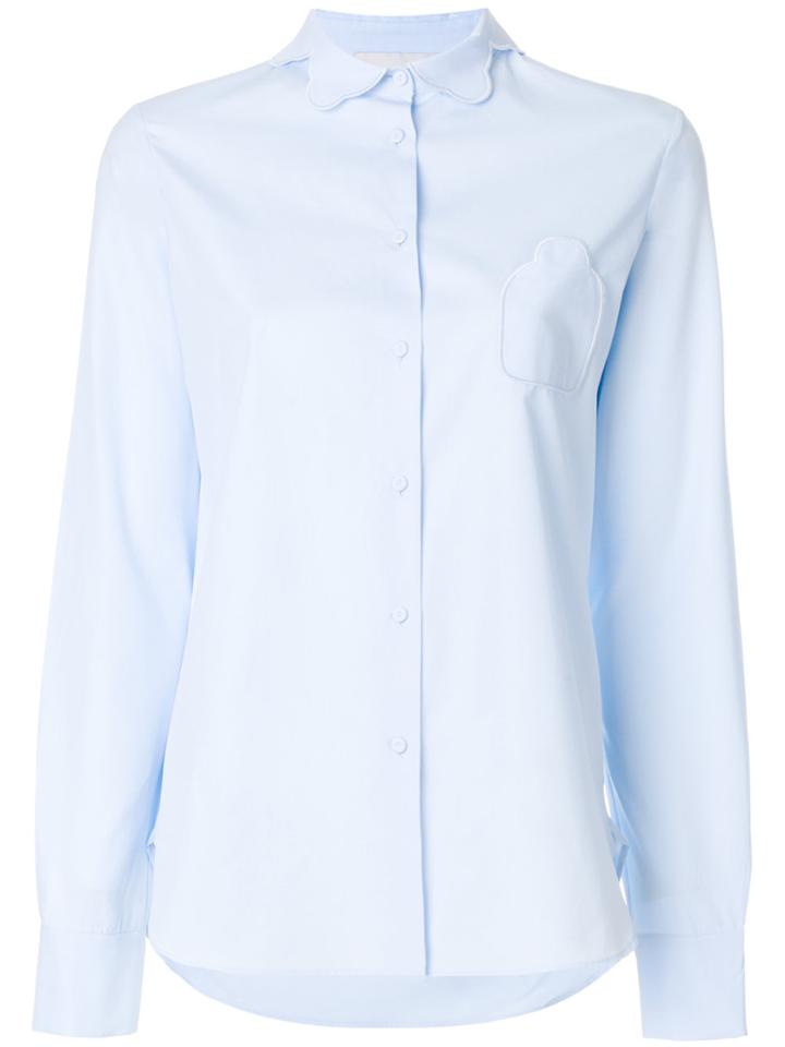 Pardens Front Pocket Shirt - Blue