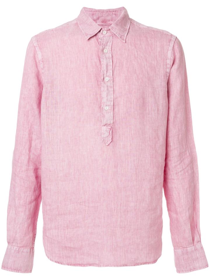 Aspesi Henley Shirt - Pink & Purple