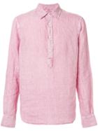 Aspesi Henley Shirt - Pink & Purple