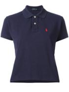 Polo Ralph Lauren - Embroidered Logo Polo Shirt - Women - Cotton - Xs, Blue, Cotton