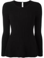 Philo-sofie Round Neck Pullover, Women's, Size: 34, Black, Cashmere/wool