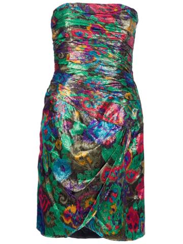 Escada Vintage Strapless Dress