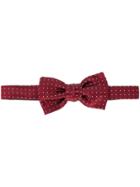 Lanvin Classic Embroidered Bow Tie