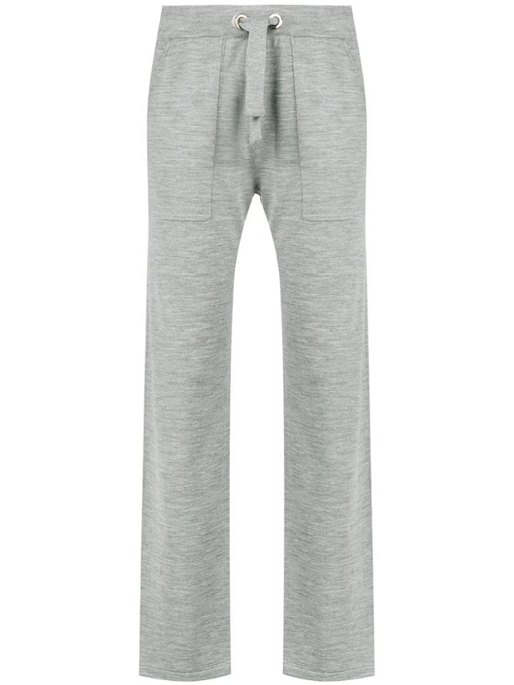 Eleventy Drawstring Waist Trousers - Grey