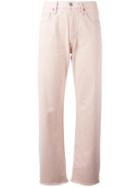 Citizens Of Humanity Folded Hem Straight Jeans, Women's, Size: 28, Pink/purple, Cotton/rayon