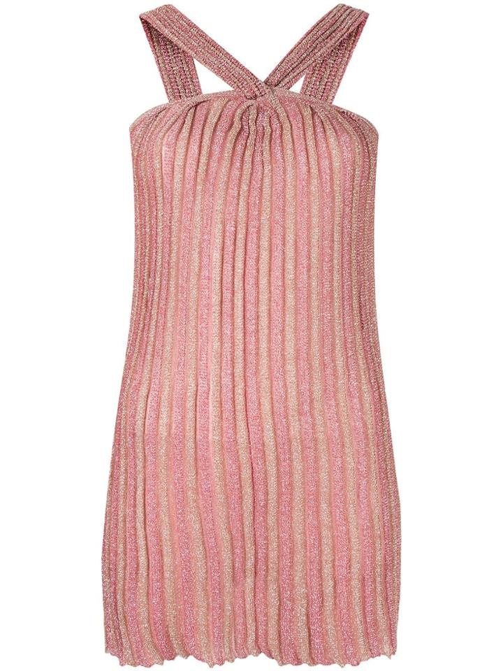 Missoni Striped Pattern Knit Top - Pink