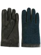 Canali Classic Gloves, Men's, Size: Large, Blue, Lamb Skin/cashmere/alpaca