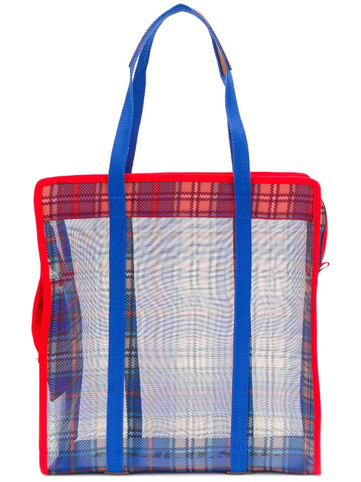 P.a.r.o.s.h. Contrast Shopper Tote - Blue