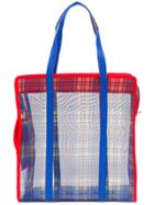 P.a.r.o.s.h. Contrast Shopper Tote - Blue