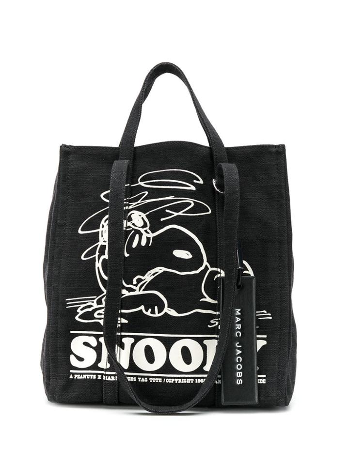 Marc Jacobs Snoopy Tote Bag - Black