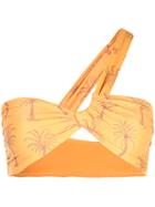 Onia Claire One-shoulder Bikini Top - Orange