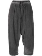 Lost & Found Rooms Draped Cropped Trousers - Grey