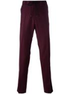 Kenzo - Straight-leg Trousers - Men - Wool - M, Red, Wool