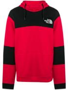 The North Face Colour Block Logo Hoodie - Red
