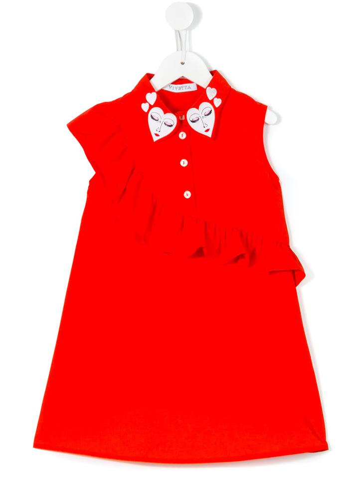 Vivetta Kids Lupo Dress, Girl's, Size: 8 Yrs, Yellow/orange
