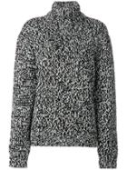 Saint Laurent Oversized Turtleneck Sweater - Black