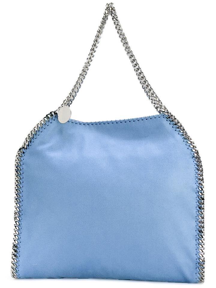 Stella Mccartney Falabella Tote, Women's, Blue, Artificial Leather/metal
