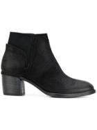 Del Carlo Slip-on Ankle Boots - Black