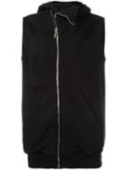 Rick Owens Drkshdw Sleeveless Zipped Sweatshirt, Men's, Size: Medium, Black, Cotton