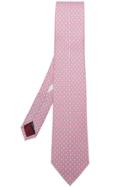Salvatore Ferragamo Micro Rabbit Print Tie - Pink & Purple