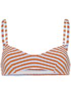 Solid And Striped The Rachel Striped Ribbed Bikini - Blue