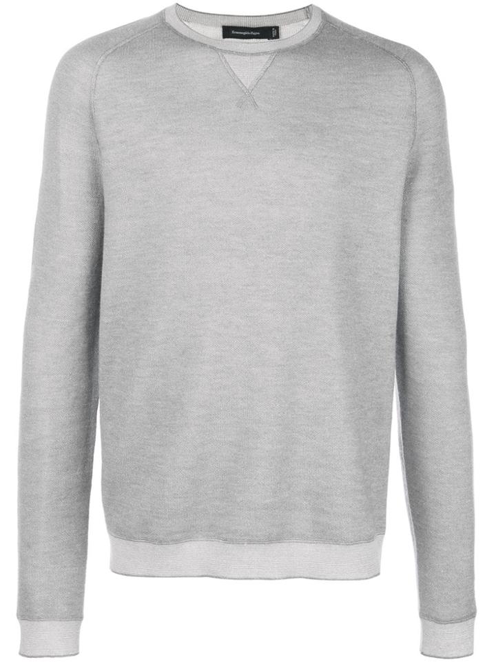 Ermenegildo Zegna Fine Knit Sweater - Grey