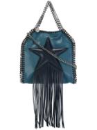 Stella Mccartney 'falabella Fringed Star' Tote, Women's, Blue