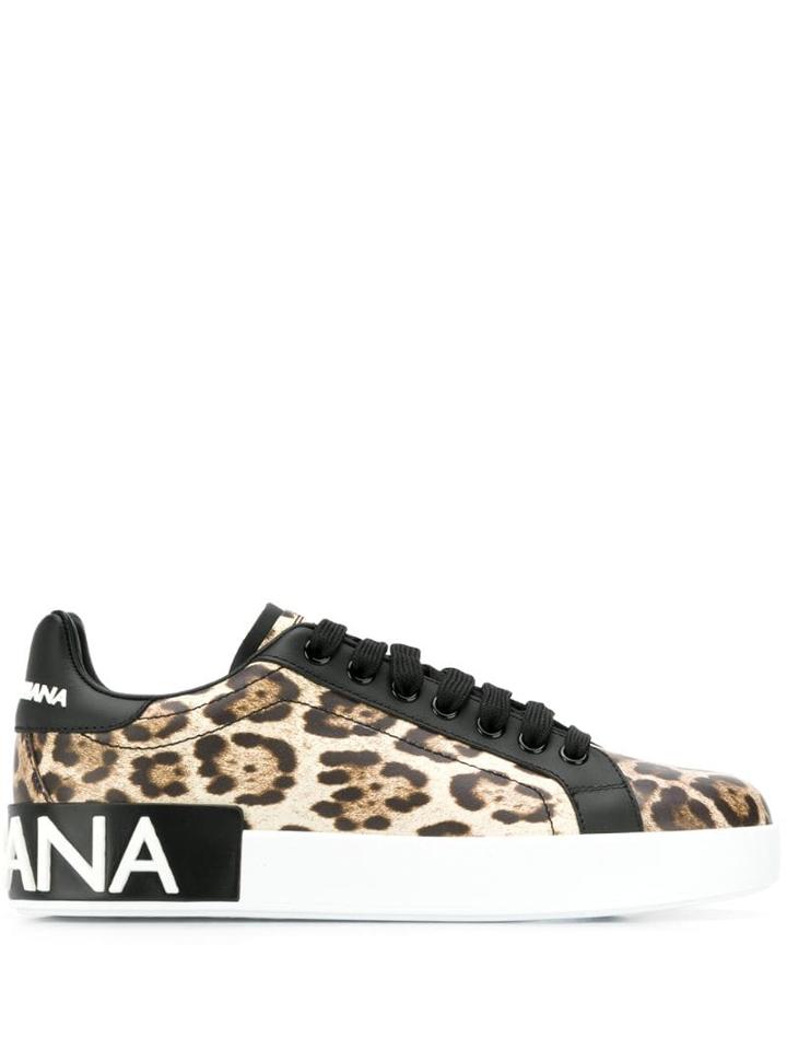 Dolce & Gabbana Portofino Sneakers - Neutrals